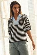 Striped Pullover Top