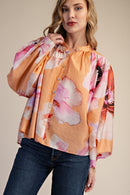 Full Sleeve Floral Blouse