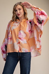Full Sleeve Floral Blouse