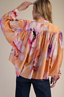 Full Sleeve Floral Blouse