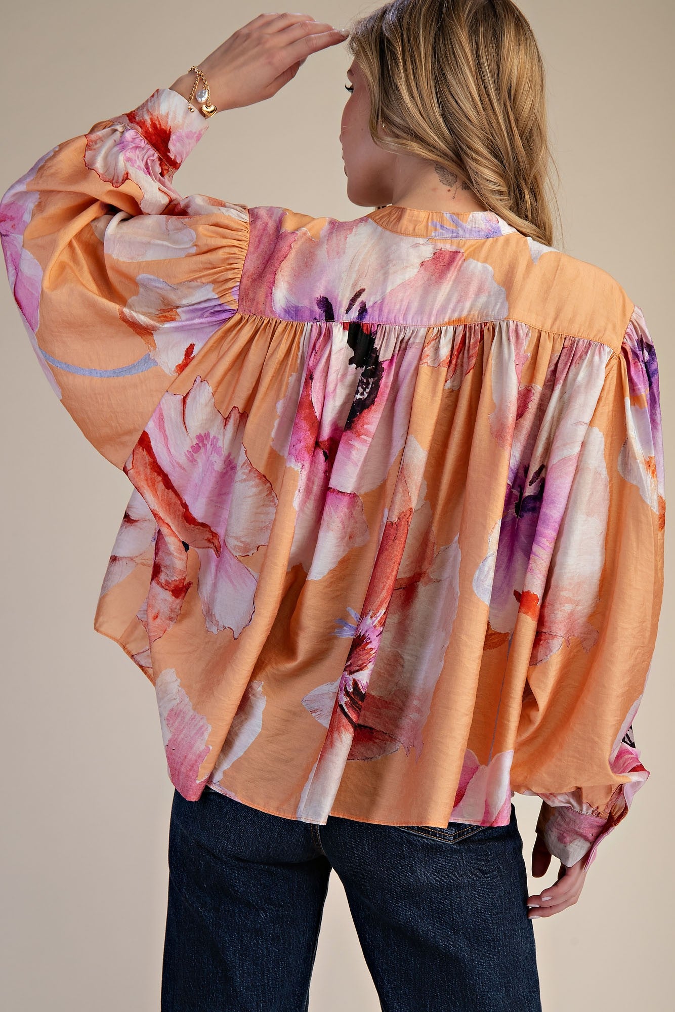 Full Sleeve Floral Blouse