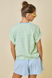 Striped Tee & Short Set