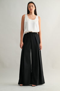 Scoop Neck Satin Top