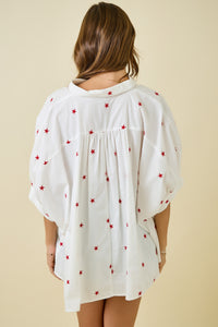 Star Embroidered Tunic