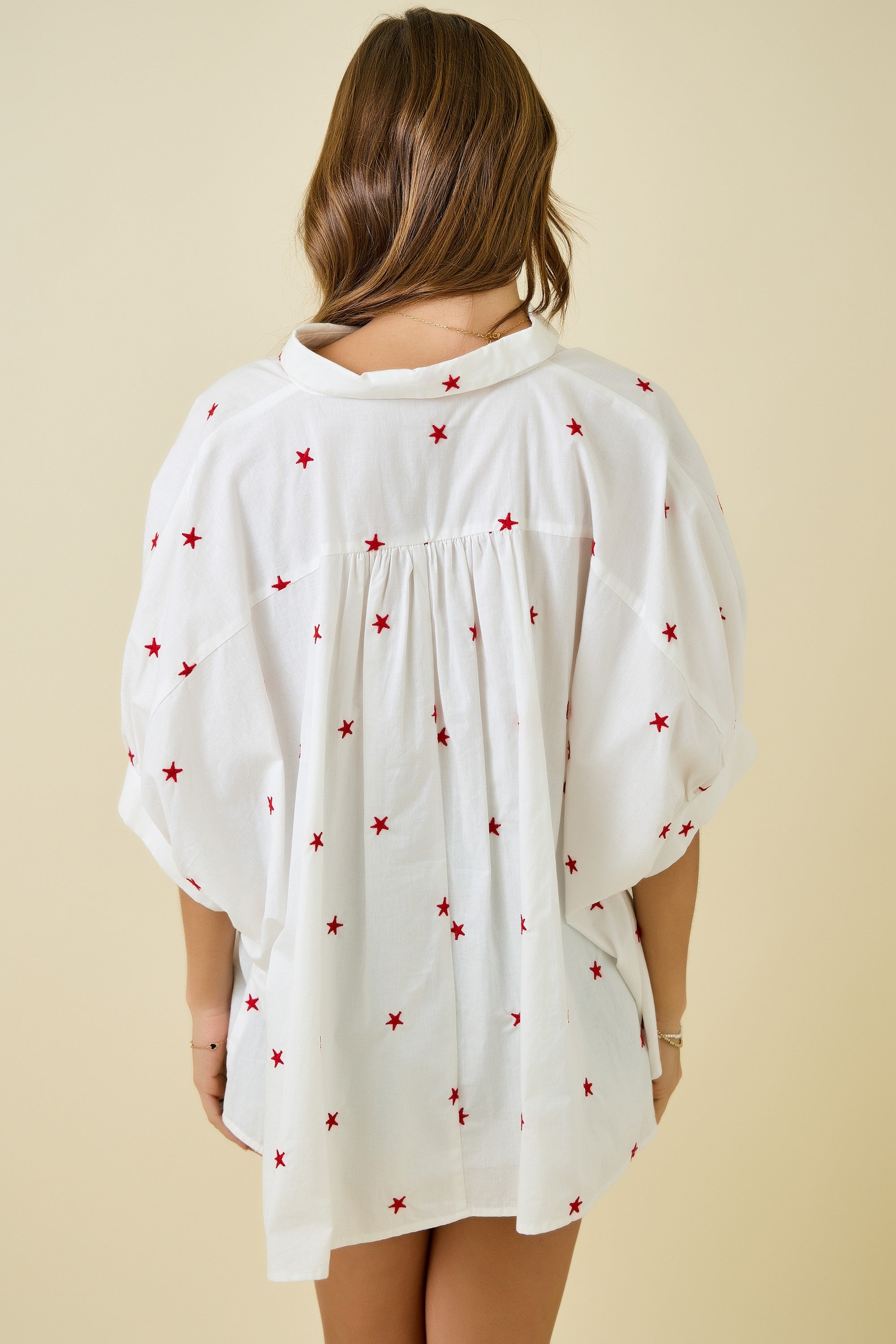 Star Embroidered Tunic