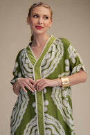 Printed Maxi Kaftan Dress