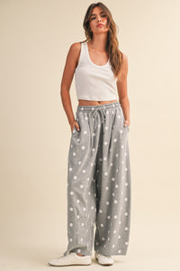 Polka Dot Barrel Sweatpants