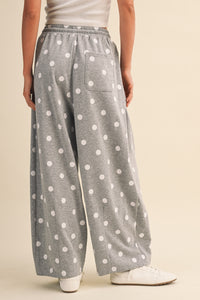 Polka Dot Barrel Sweatpants