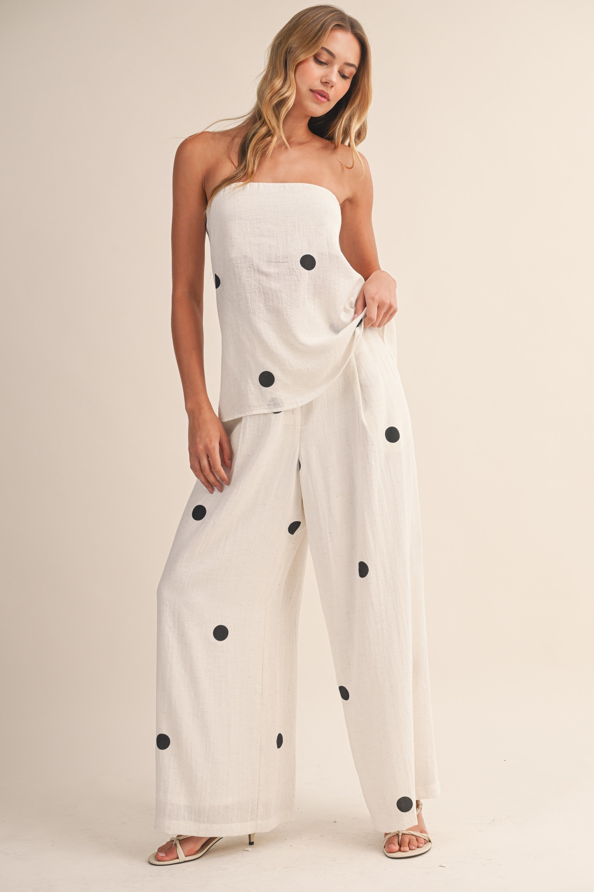 Flowy Polka Dot Set
