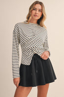 Long Sleeve Striped Top