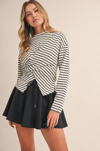 Long Sleeve Striped Top