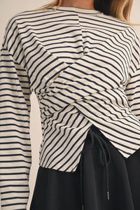 Long Sleeve Striped Top