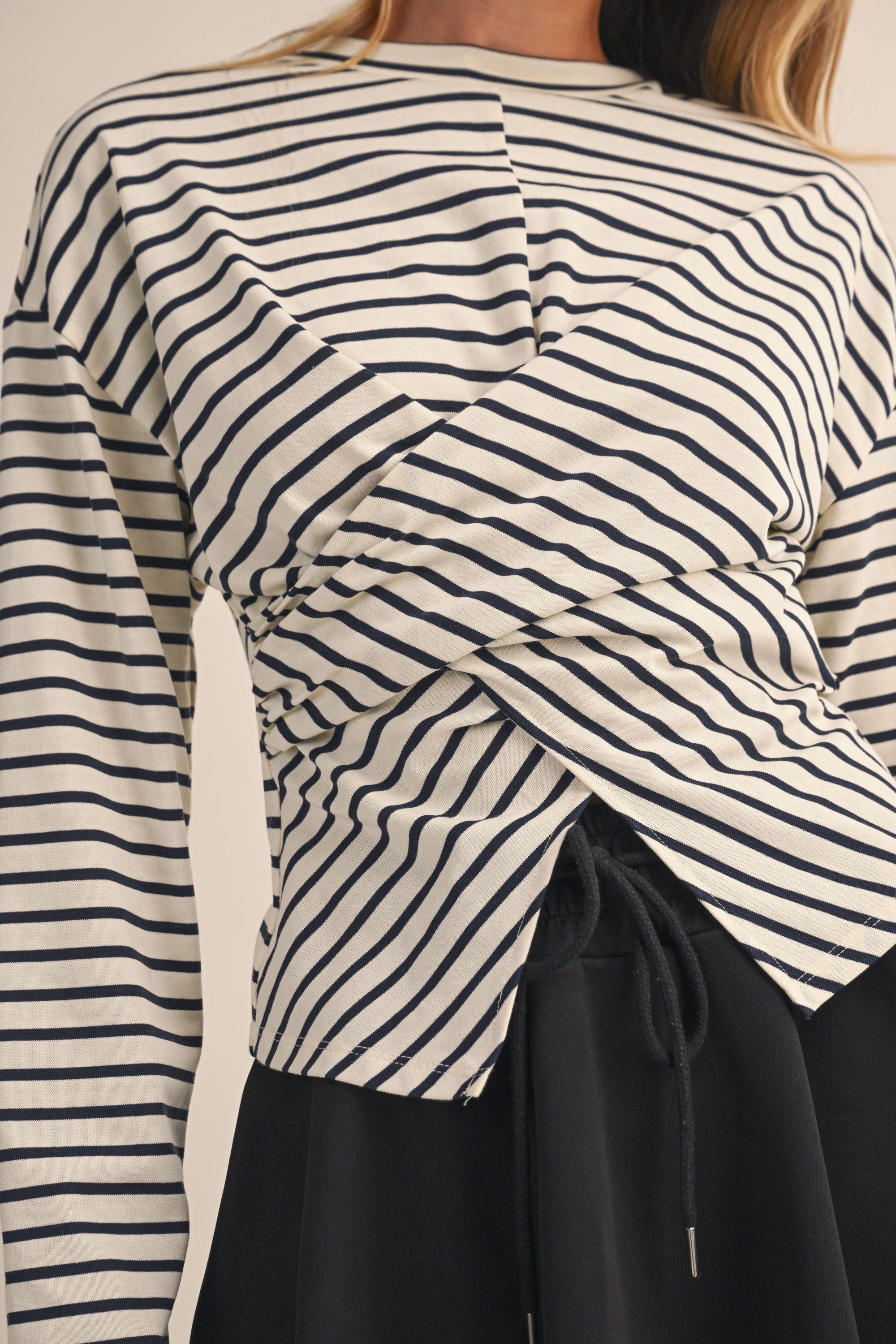 Long Sleeve Striped Top