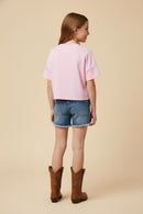 Sequin Boot Tee