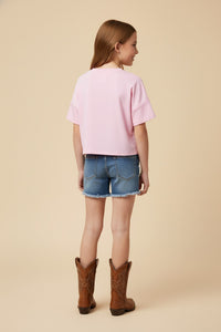 Sequin Boot Tee