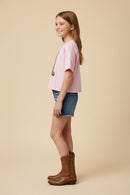 Sequin Boot Tee