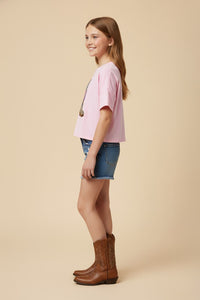 Sequin Boot Tee