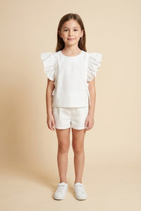 Ruffle Sleeve Top