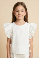 Ruffle Sleeve Top