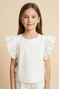 Ruffle Sleeve Top