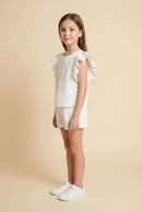 Ruffle Sleeve Top