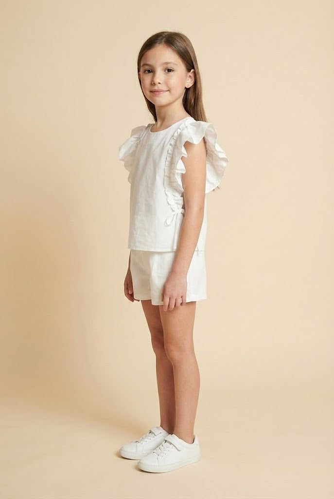 Ruffle Sleeve Top