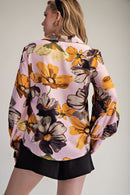 Floral Printed Button-Down