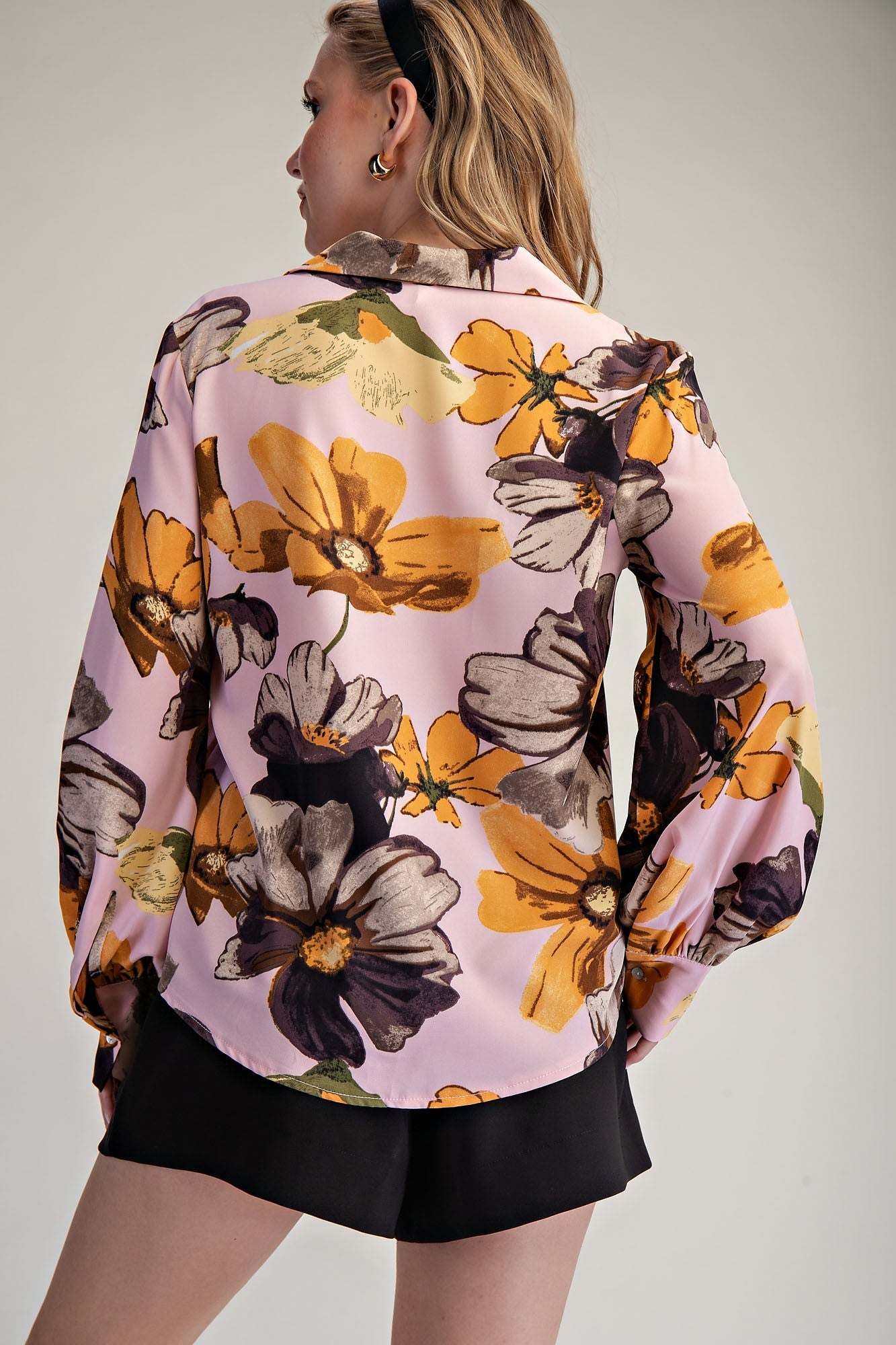 Floral Printed Button-Down