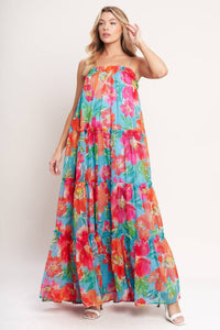Floral Flowy Maxi Dress