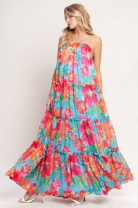 Floral Flowy Maxi Dress