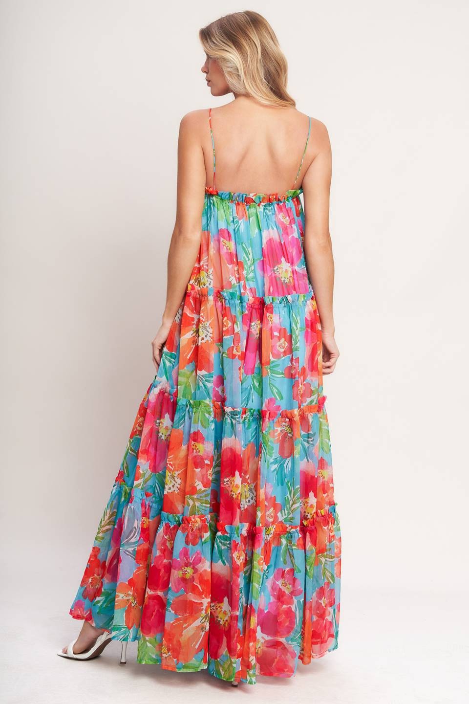 Floral Flowy Maxi Dress