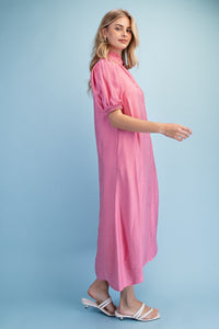 Button Down Midi Dress