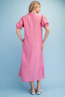 Button Down Midi Dress