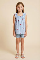 Cherry Gingham Tank Top
