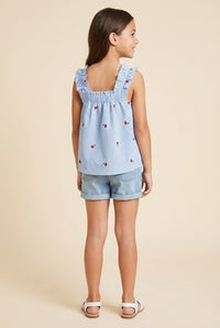 Cherry Gingham Tank Top