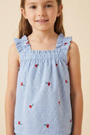 Cherry Gingham Tank Top