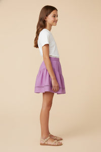 Pink Tiered Skirt