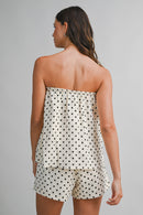 Polka Dot Tube Top Set