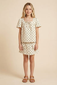Polka Dot Cargo Skirt