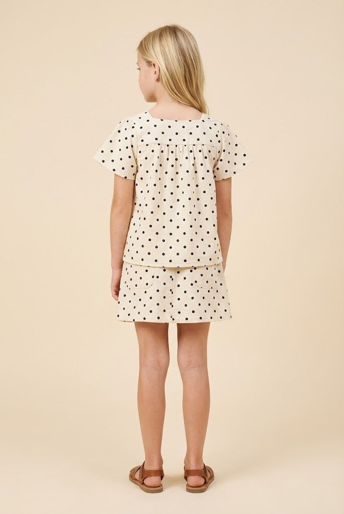 Polka Dot Cargo Skirt