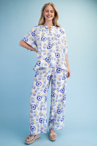 Relaxed Floral Pants