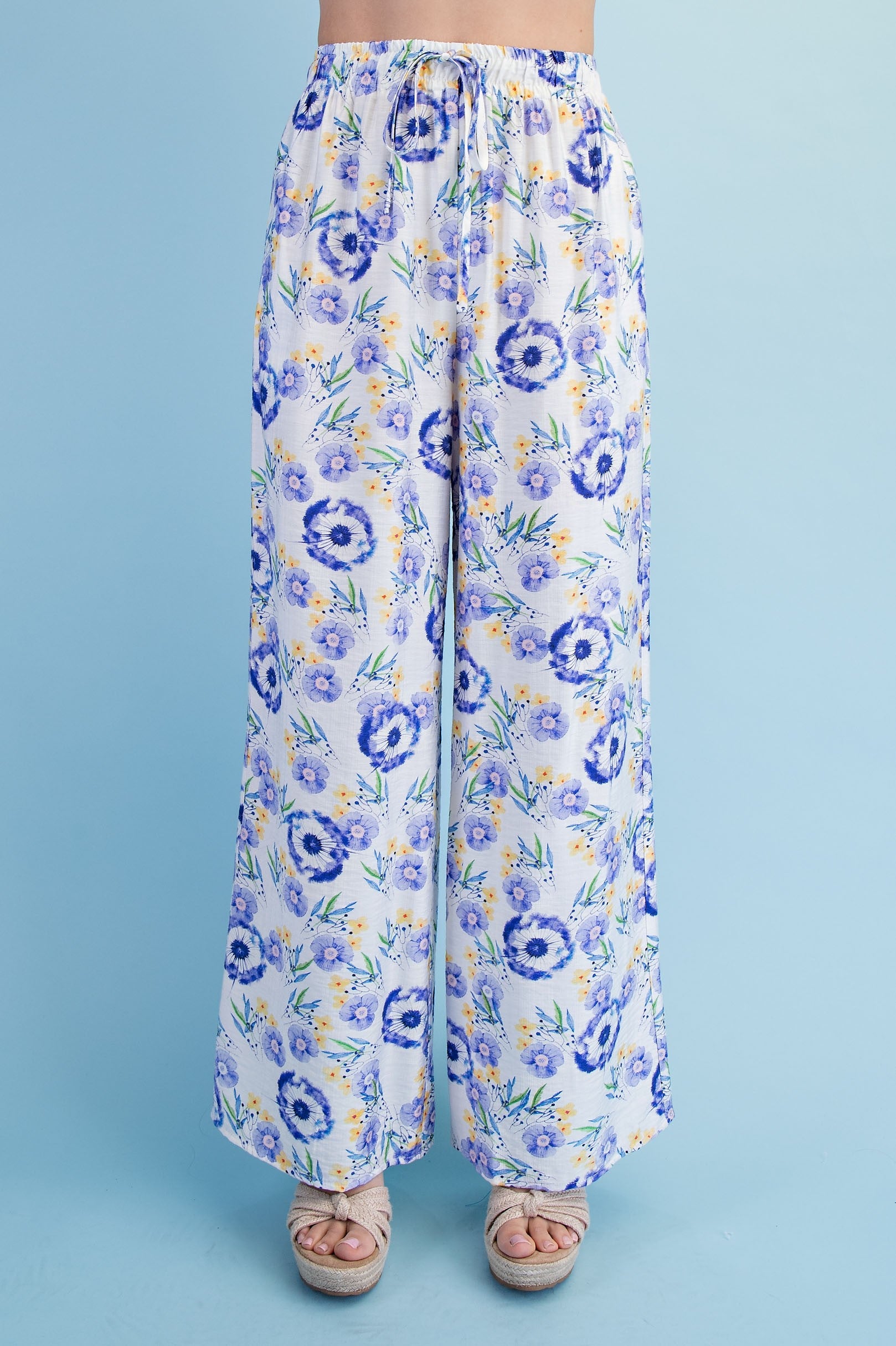 Relaxed Floral Pants