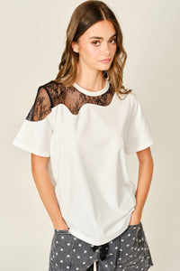 Lace Insert Tee