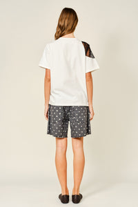 Lace Insert Tee