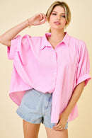 Striped Oversized Shirt