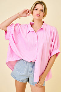 Striped Oversized Shirt