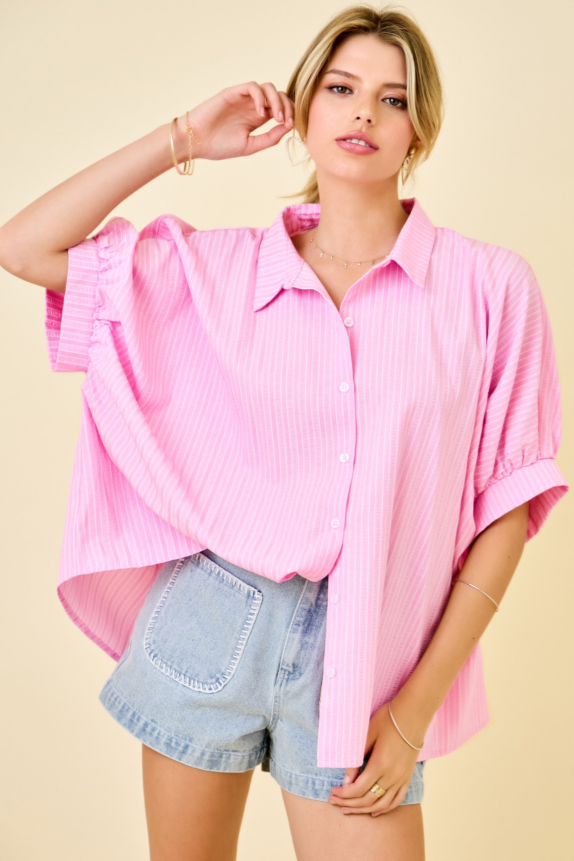 Striped Oversized Shirt