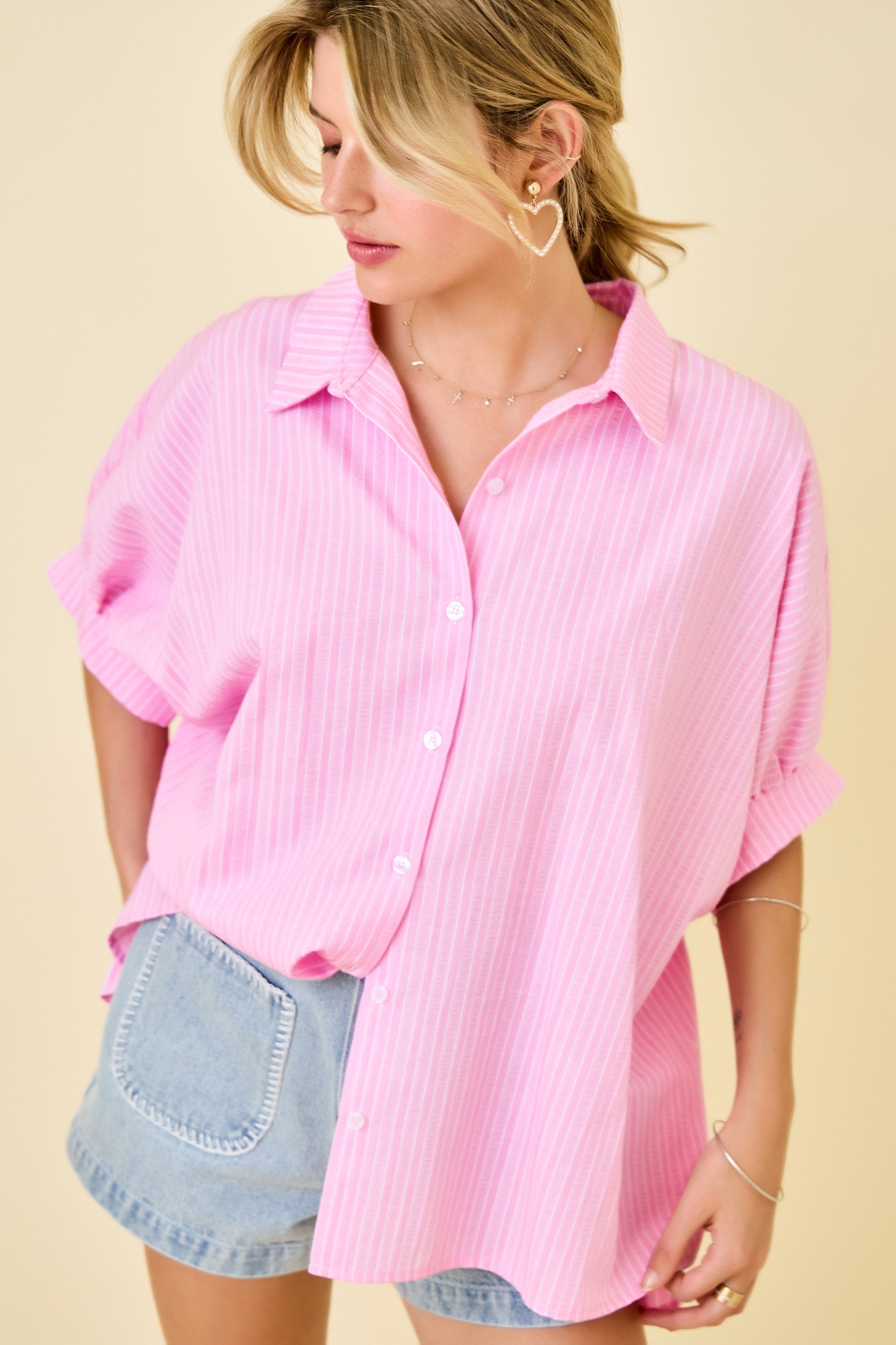 Striped Oversized Shirt