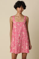 Delilah Floral Print Mini Dress