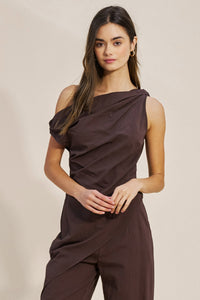 One Shoulder Asymmetrical Top